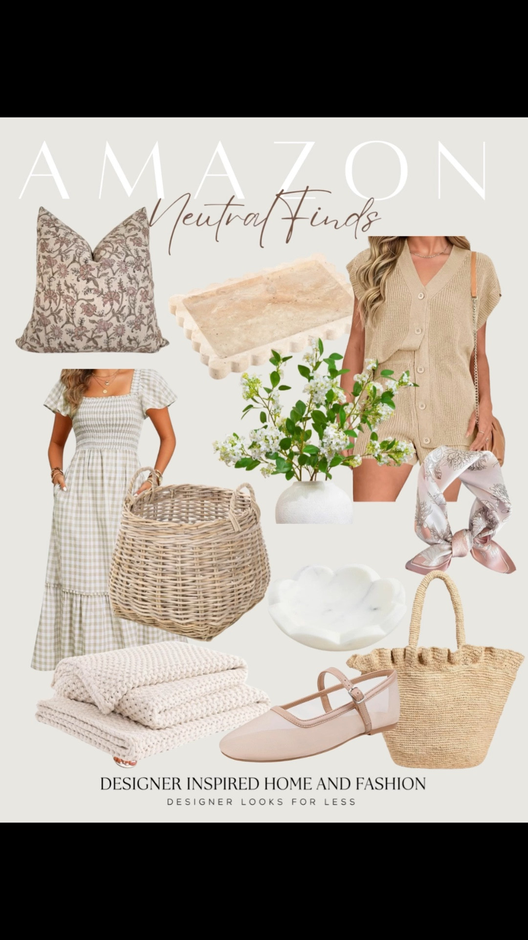 Amazon neutral home and fashion finds! 

#LTKootd #LTKHome