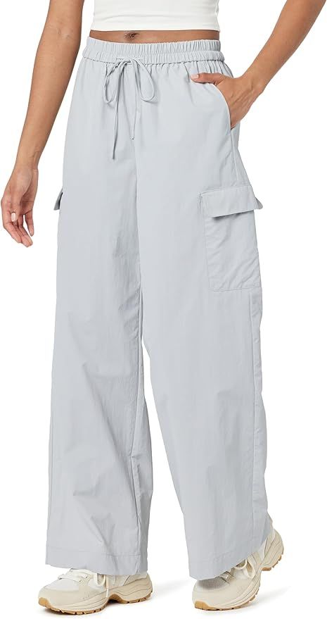 The Drop Women's Esperanza Relaxed Nylon Cargo Pants | Amazon (US)