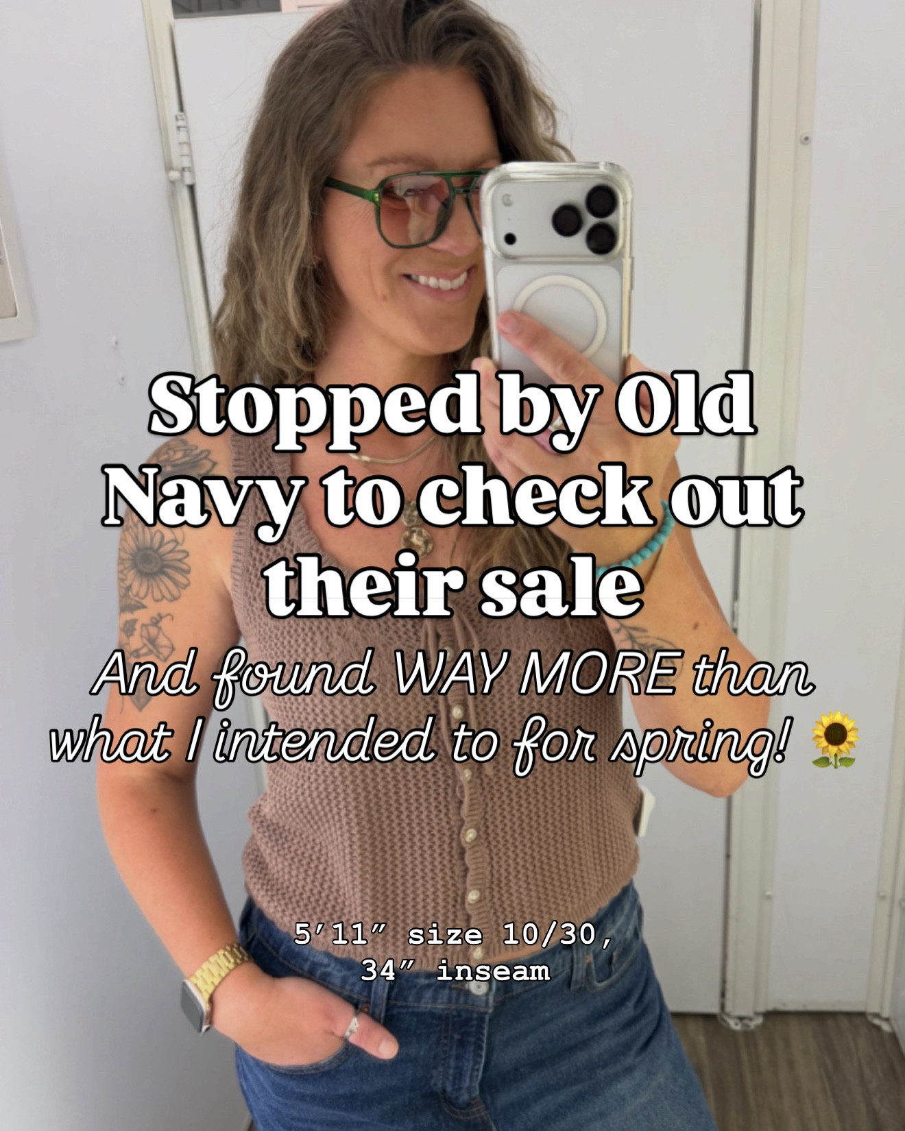 ✨US LINKS ONLY!✨
Old Navy haul! 40-50% (almost) everything with an additional $10 off for cardmembers with code: VIP
✨medium reg white tee, 12 reg distressed jeans (can stay tts, I wanted a baggy fit)
✨medium reg pinstrip top (large could’ve worked too) comes in tall! 12 tall trouser jeans (can stay tts, I wanted a baggy fit) 
✨large mens graphic tank
✨large reg blue top, 14 tall boot cut jeans (wearing on my hips and cuffed, can stay tts) 
✨medium reg green striped dress, comes in tall!
✨medium brown crochet top
✨large blue tube top
✨medium yellow mini dress, def need a large, comes in tall!
✨large reg white top (runs a tad bigger than the blue, could’ve done medium) large tall striped pants 
✨large reg yellow top
✨medium floral blouse and dress! Both come in tall 

#LTKTall #LTKOver40
