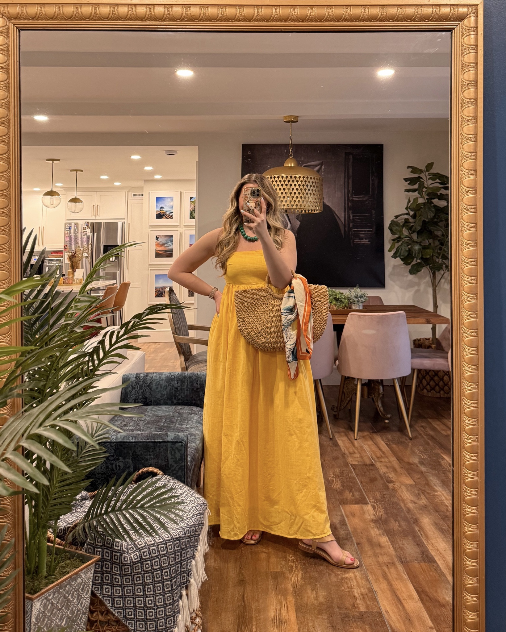 Wearing a large in this yellow maxi dress. Vacation outfits beach, resort wear 2026, travel outfits, midsize swimwear

#LTKootd #LTKTravel #LTKMidsize
