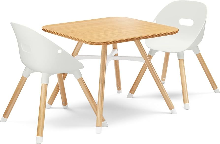 Lalo The Play Kit, Kids Table and Chairs Set with Sustainably Sourced Wood Kids Table & Set of 2 ... | Amazon (US)