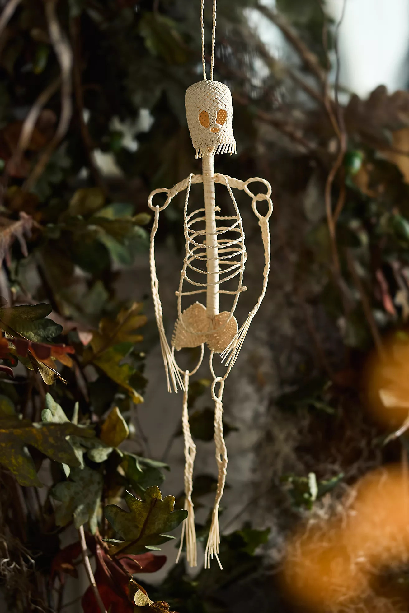 Hanging Woven Palm Skeleton | Terrain