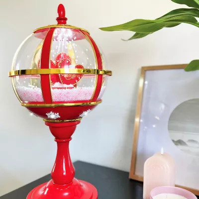 Fraser Hill Farm 23 in. Musical Snowy Tabletop Valentine's Day Lantern | Tractor Supply