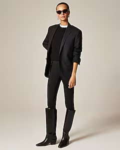 New Piper square-toe knee-high boots in leather | J. Crew US