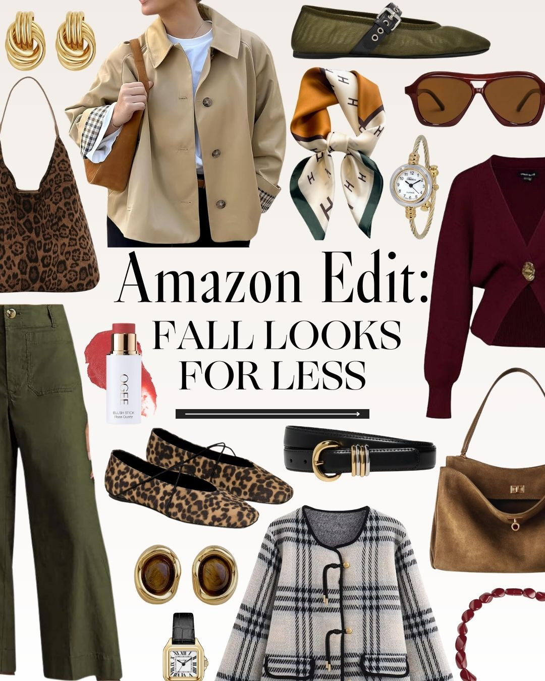 🍂 Amazon Edit: Fall Looks for Less 🍂
Cozy knits, chic layering pieces, and accessories that elevate without breaking the bank—these head-to-toe outfits prove that affordable can still look luxe. Think plaid jackets, timeless loafers, rich textures, and a hint of leopard that works for every occasion this season.

#FallFashion #AmazonFinds #FallLooksForLess #JCStyle #FallOutfits #AffordableFashion #JCathell

#LTKStyleTip #LTKOver40 #LTKShoeCrush