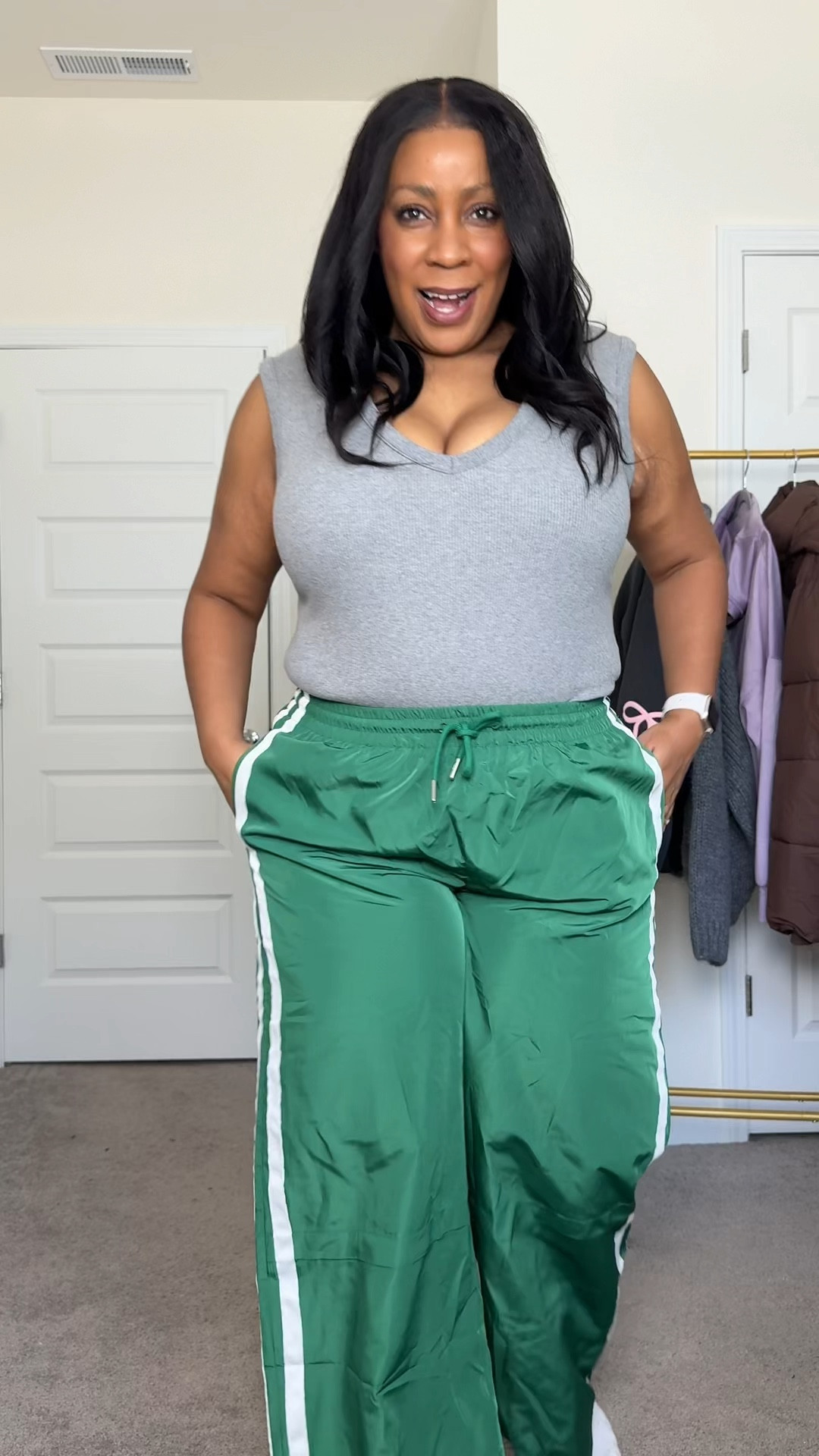 After a few squats I think this will fit me perfectly lol these track pants are so cute 

#LTKMidsize #LTKStyleTip #LTKWatchNow