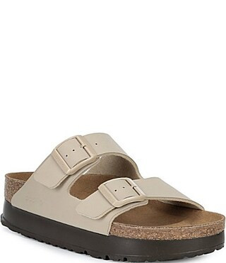 Birkenstock Women's Arizona Platform Flex Double Buckle Slide Sandals - 10 | Dillard's