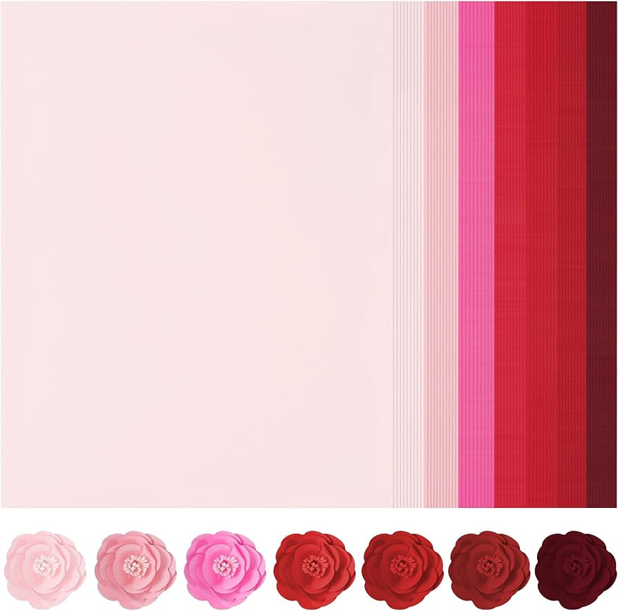 70 Sheets Red Tones Cardstock - 7 Gradient Colors Cardstock 8.5'' x 11'' 92lb/250gsm Heavyweight ... | Amazon (US)