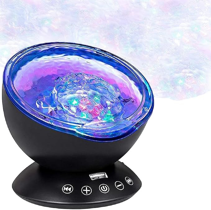 Bright Autism Calming Sensory Sea Lamp - Night Light Projector for Kids, 7 Light Modes, Color Cha... | Amazon (US)
