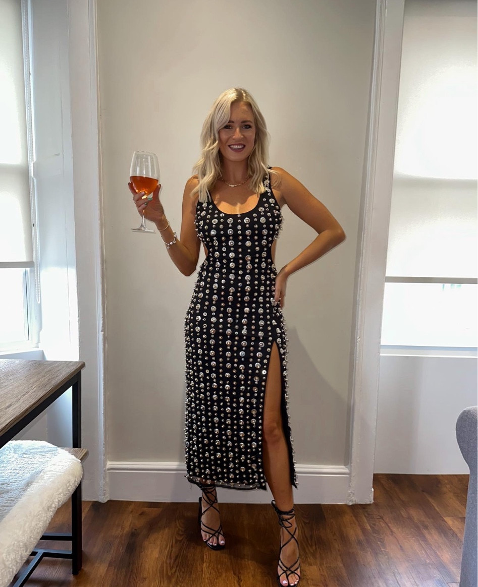 Black embellished dress, ASOS design, transitional fashion, evening wear 

#LTKstyletip #LTKSeasonal #LTKeurope
