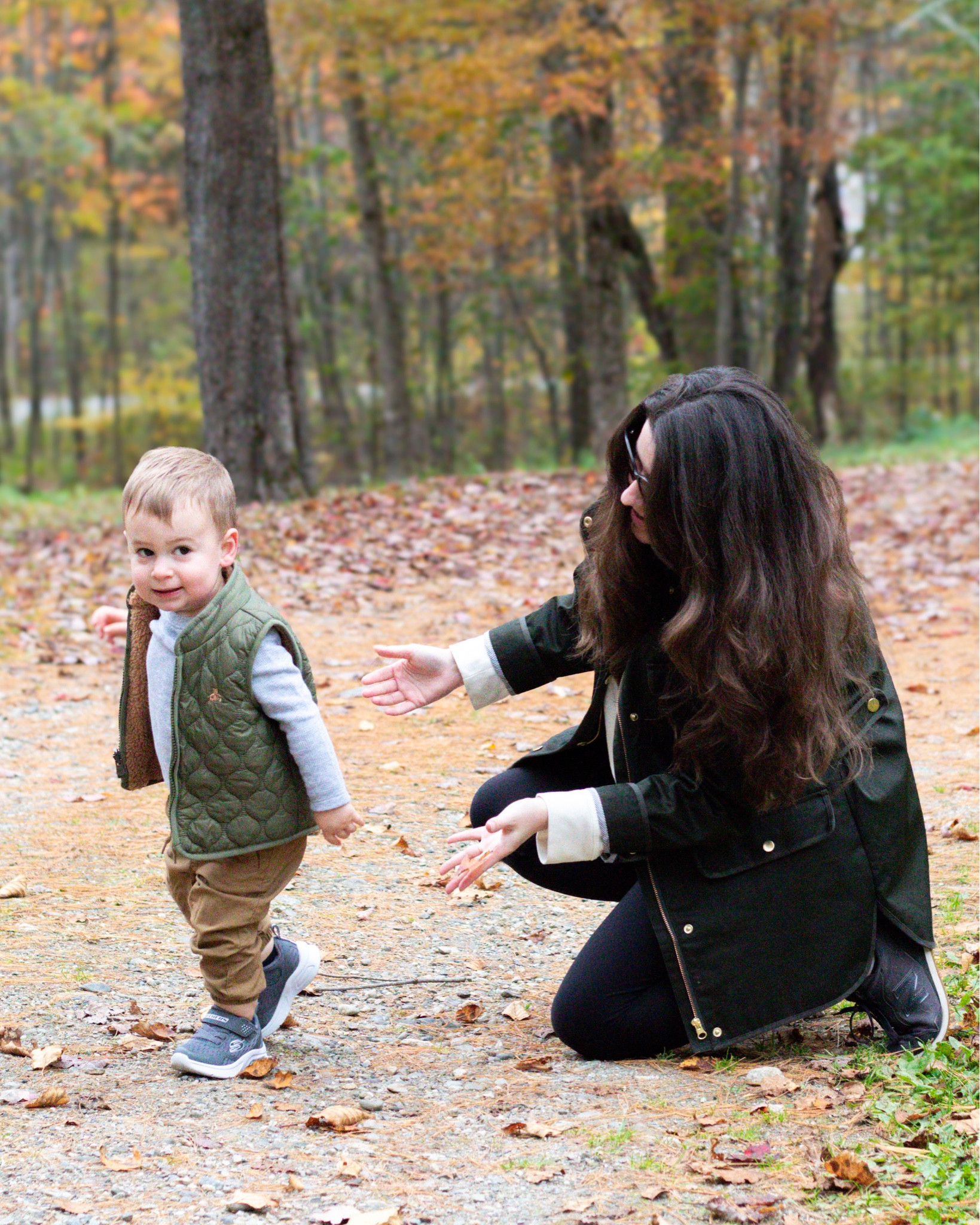 This is what 90% off our pictures together look like lately. 

Shepherd’s on year 2 wearing this cute little vest! It’s a 6-12m size and he’s almost 2 🤯. It still zips and everything! His adorable chino joggers have a functional drawstring too- and they’re 50% off!

I’m wearing a small in the field jacket (sized down) 


#LTKkids #LTKfamily #LTKfindsunder100