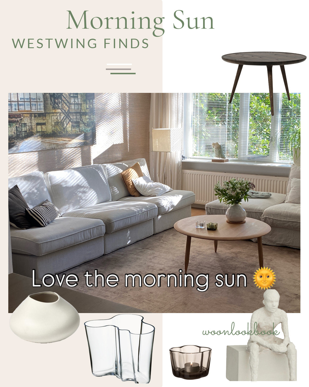 Morning Sun ☀️✨
Soft light, cozy vibes, and carefully curated pieces to elevate your space. Shop the look—this dreamy sofa, elegant vases, warm tea lights, and more.  

 #LTKeurope #LTKhome #LTKstyletip
