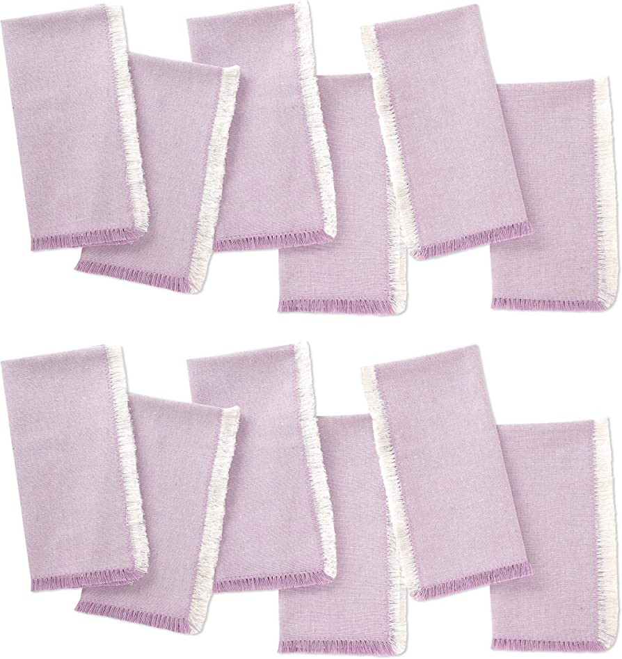 Folkulture Cloth Napkins Set of 12 Cotton, 18" X 18" Table Napkins for Parties, Decorative Napkin... | Amazon (US)