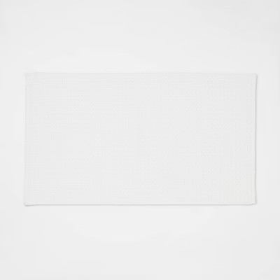 20"x34" Antimicrobial Bath Rug White - Threshold\u2122 | Target