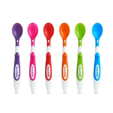 Munchkin® Soft Tip™ Infant Spoons, Multi-Color, Unisex, 6 Pack | Walmart (US)
