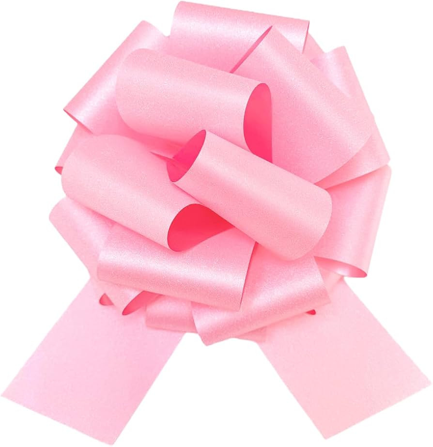 12" Large Pink Bow,1pcs Glitter Big Gift Bow Big Bow for Bike Bow for Present Bow for Large appli... | Amazon (US)