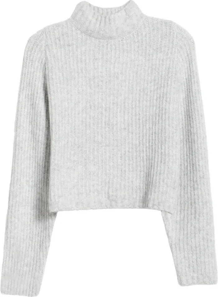 WAYF Marley Tulip Back Mock Neck Sweater | Nordstrom | Nordstrom
