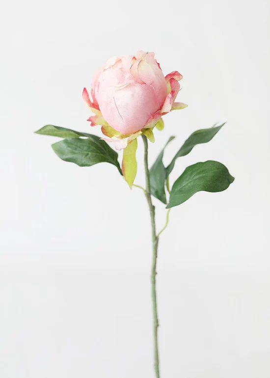 Artificial Flower Pink Peony Bud - 18 | Afloral