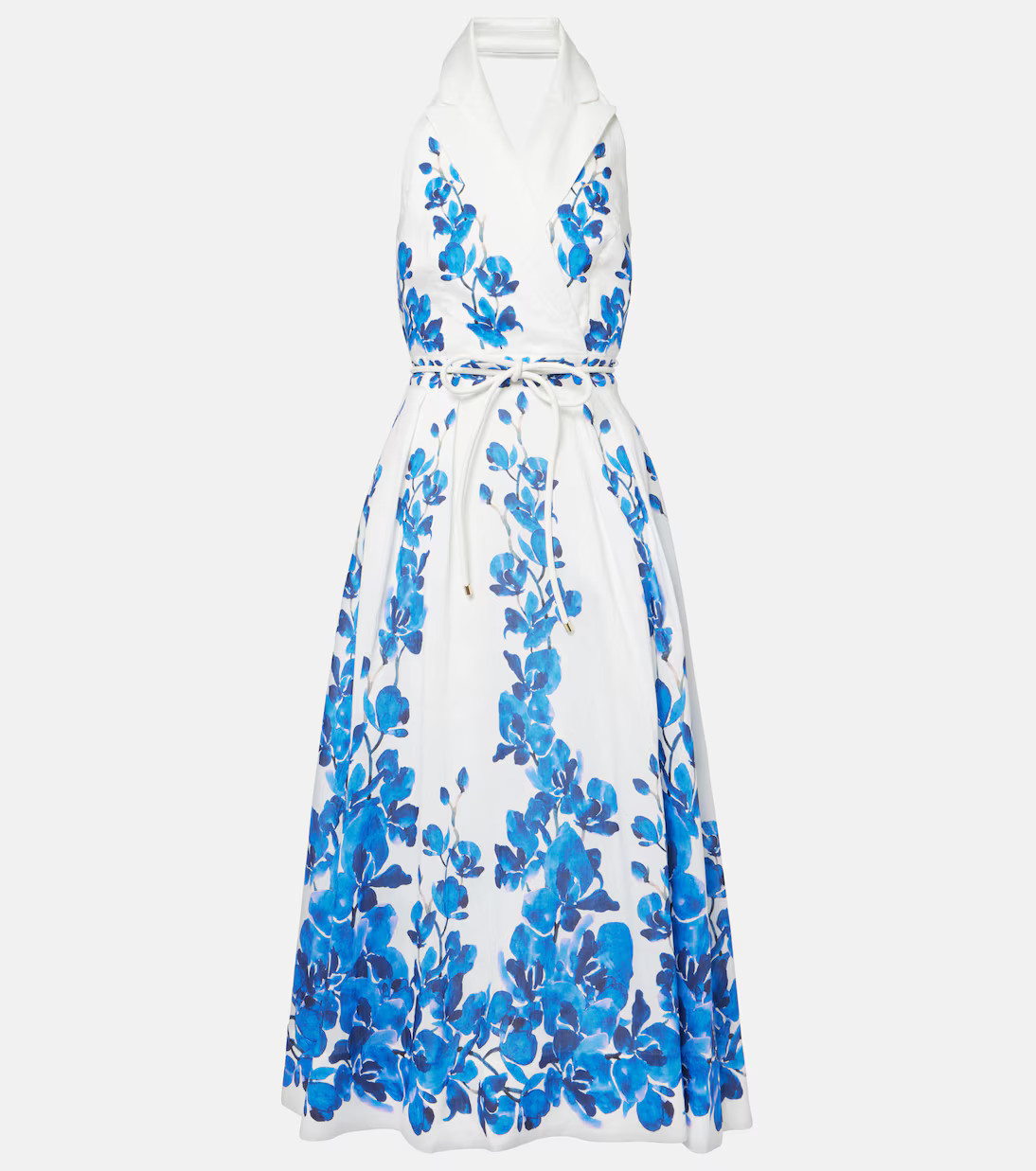 Orchid Blues floral midi dress | Mytheresa (UK)