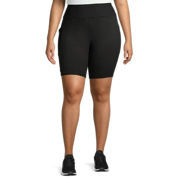Athletic Work's Women's Plus Size 9" Bike Shorts | Walmart (US)