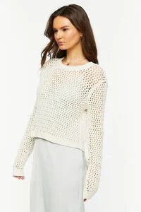 Open-Knit Drop-Sleeve Sweater | Forever 21 (US)