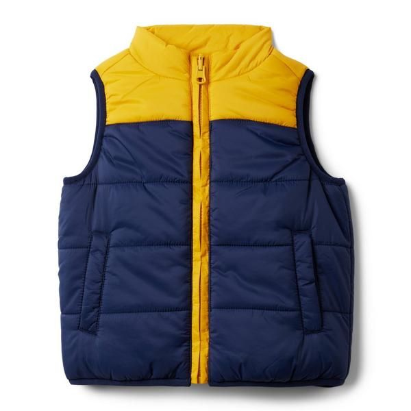 Reversible Colorblocked Puffer Vest | Janie and Jack