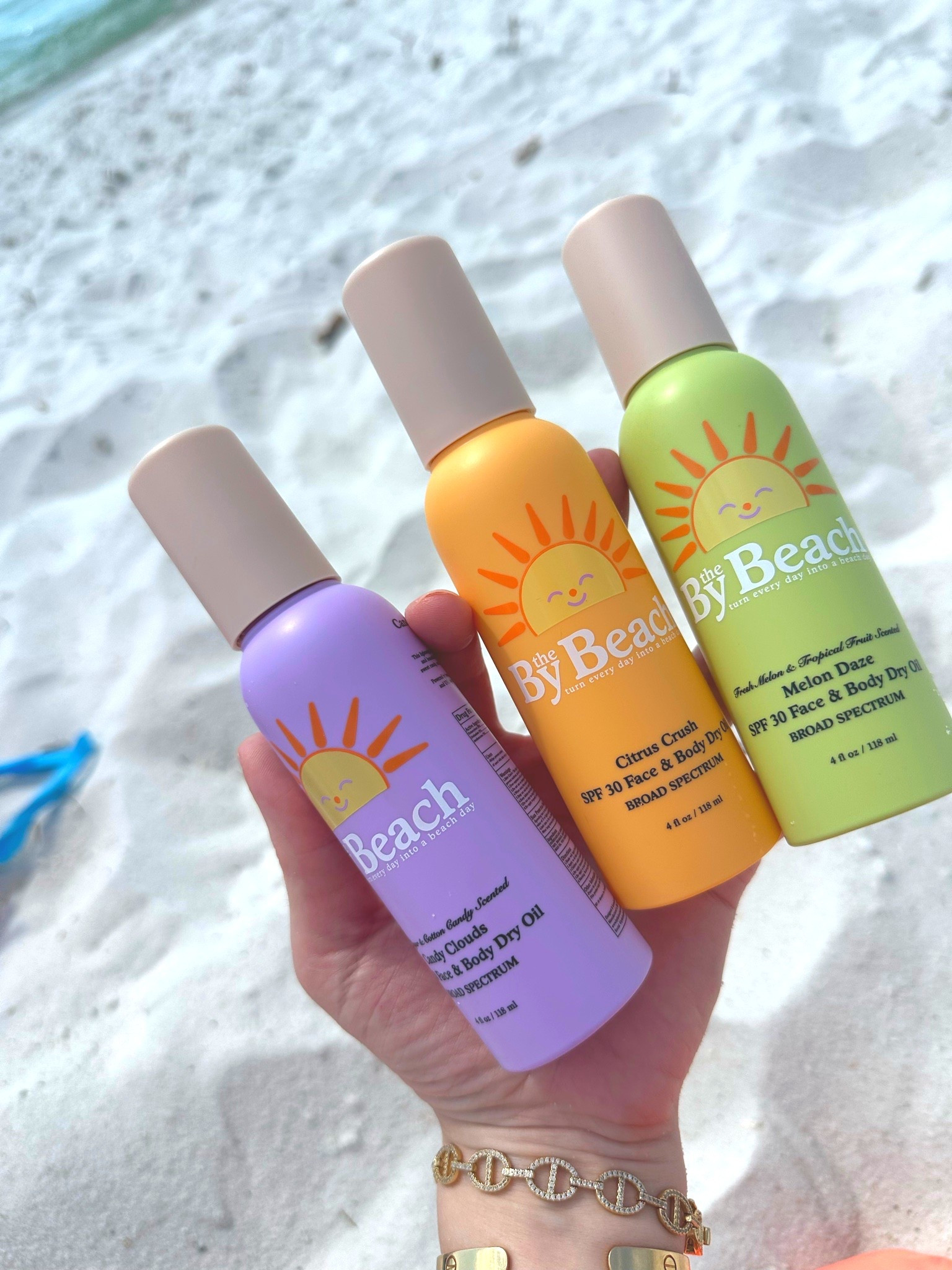OBSESSED with these beautiful SPF oils for body and face.☀️ Dreamiest scents (they smell AMAZING) ☁️ Glowy dry oil texture 💫 @bythebeachsuncare #ad

#LTKSwim #LTKBeauty #LTKTravel