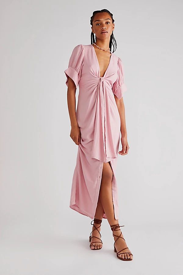 Vintage Summer Midi Dress by free-est at Free People, Bleached Mauve, S | Free People (Global - UK&FR Excluded)