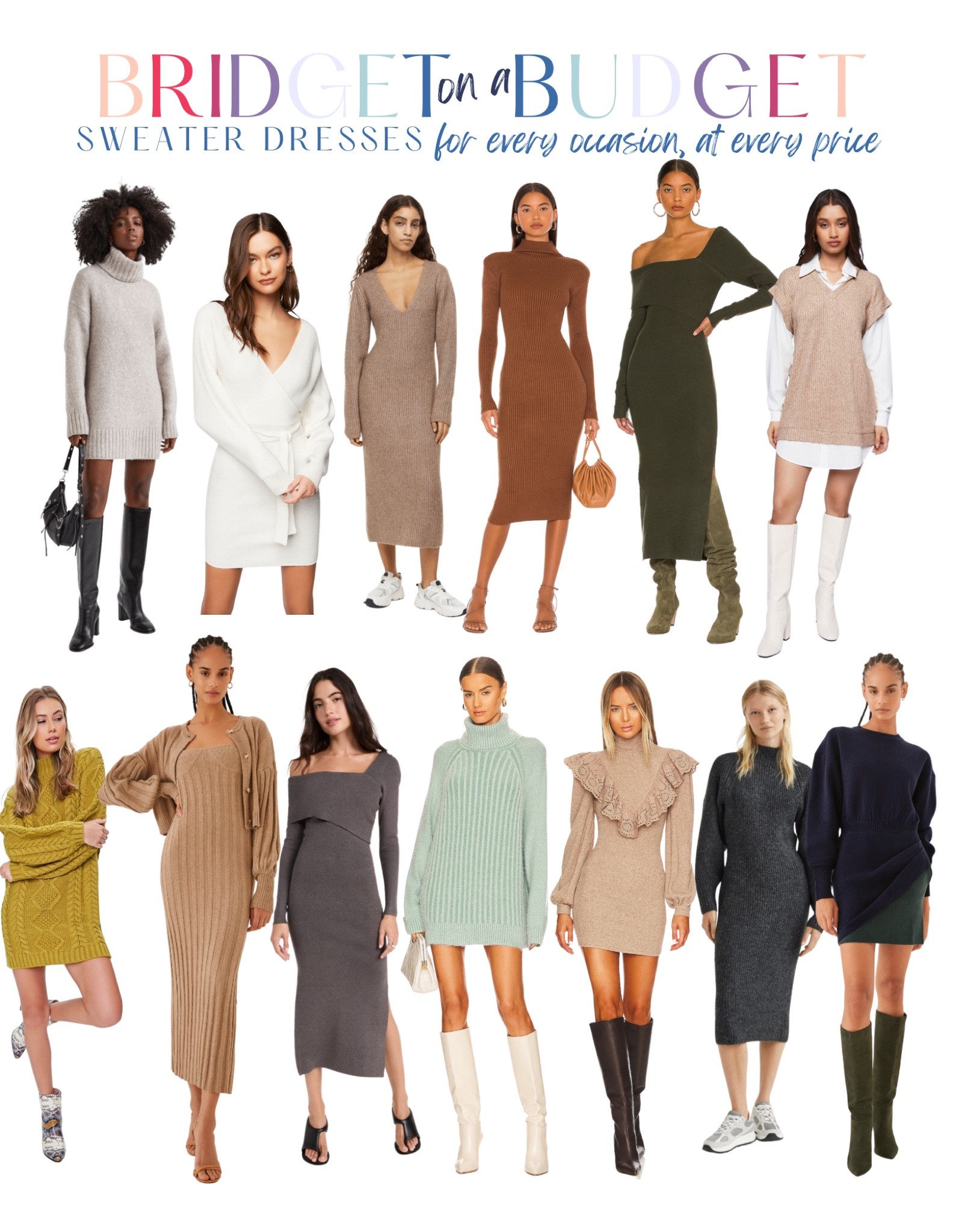 ‘Tis the season for sweater dresses! Check out a few of my faves for every occasion, at every price point  

#LTKHoliday #LTKstyletip #LTKSeasonal