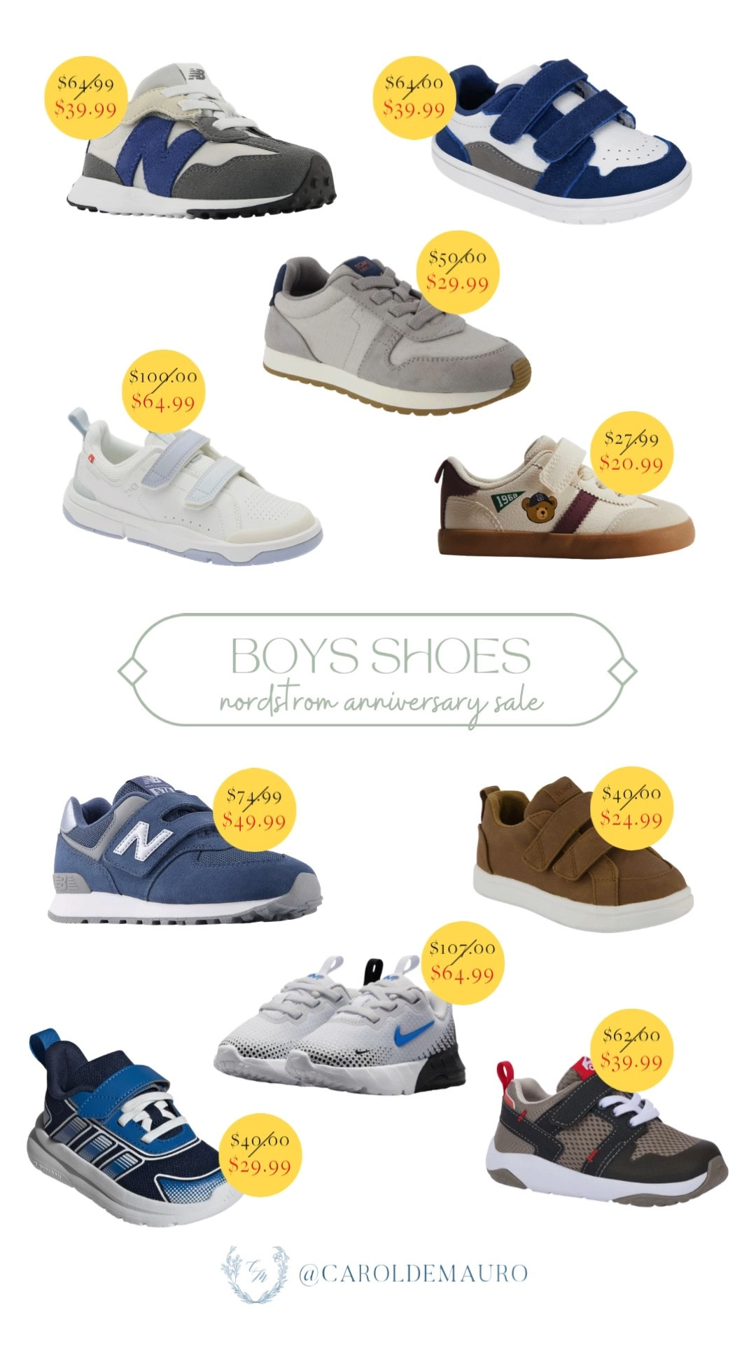 nordstrom anniversary sale, nsale boys sneakers, toddler shoes, new balance, nike, sneakers for kids, on sale, discounted, boys wardrobe

#LTKSaleAlert #LTKKids #LTKBaby