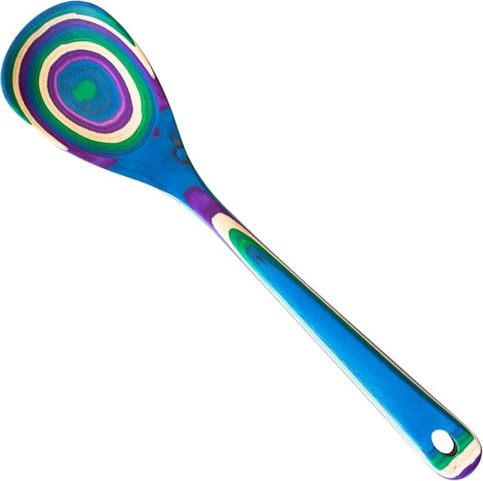 Totally Bamboo Baltique Mumbai Collection 12-1/2" Wooden Cooking Spoon, Safe for Nonstick | Amazon (US)