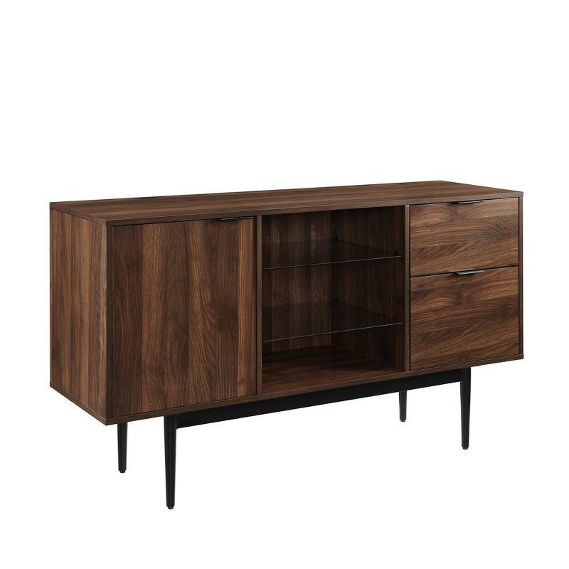 Timothy Modern Lifted Triple Storage Sideboard - Saracina Home | Target