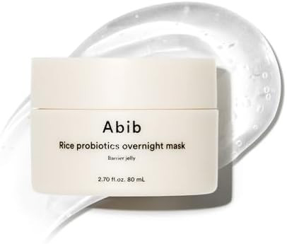 Abib Rice Probiotics Overnight Mask Barrier Jelly 2.7 fl oz I | Korean Overnight Sleeping Mask Cr... | Amazon (US)