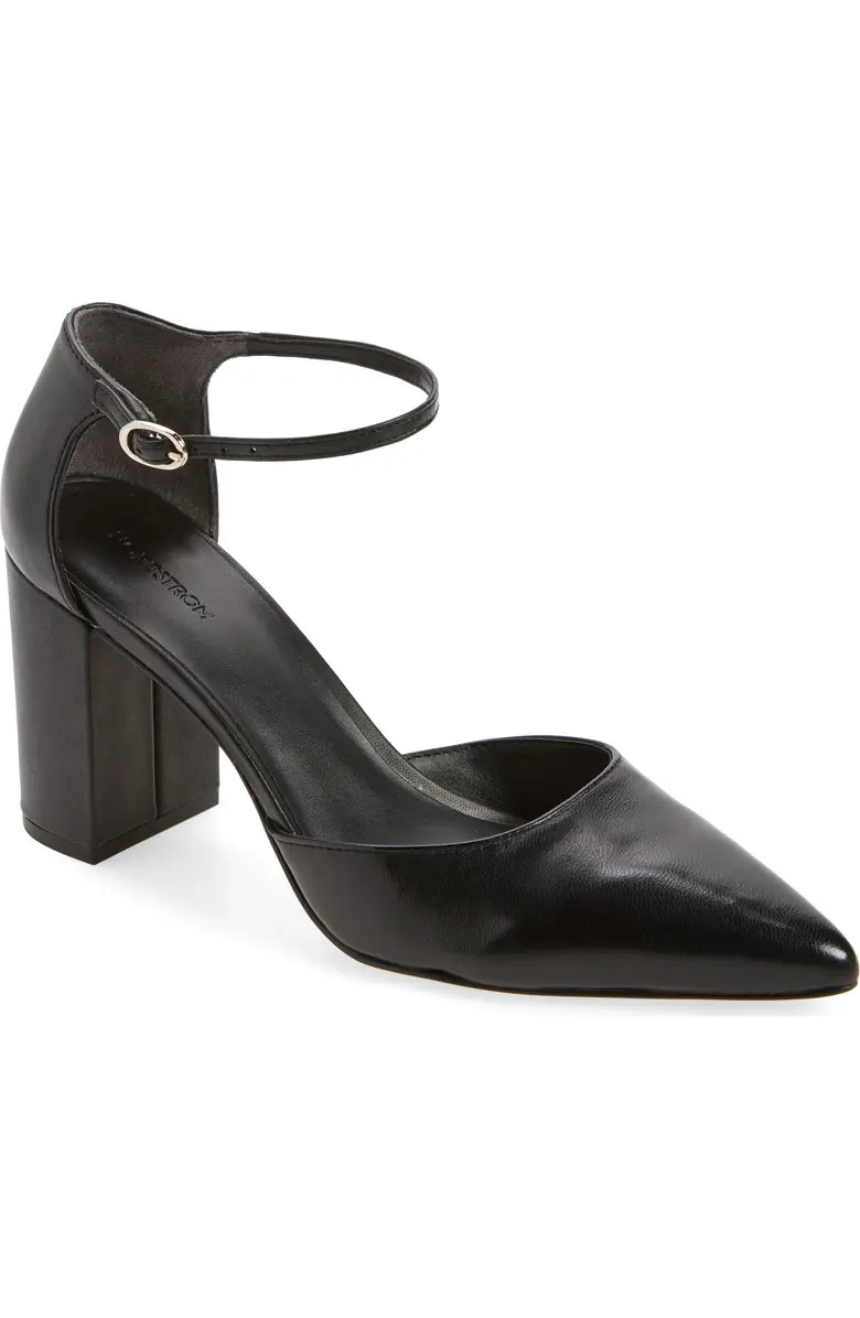 Paola Ankle Strap Pointed Toe Pump (Women) | Nordstrom