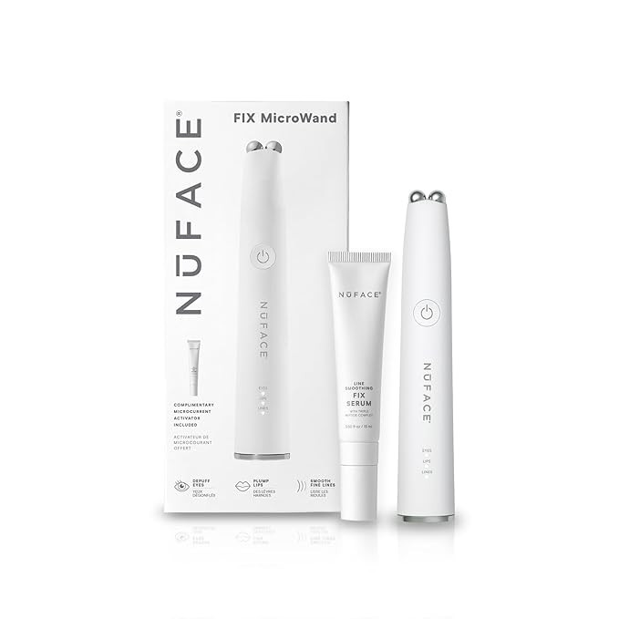 NuFACE FIX MicroWand Microcurrent Facial Device - Eyes, Lips & Lines Treatment with Serum Activat... | Amazon (US)