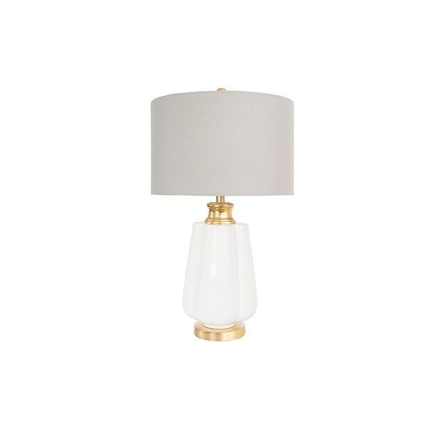 Ceramic Lamp with Linen Shade | Bed Bath & Beyond