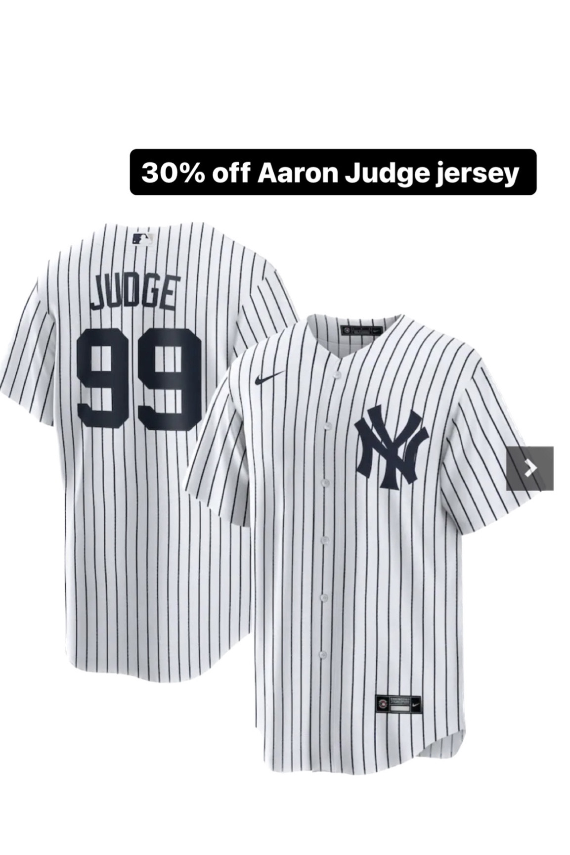 New york yankees judge jersey