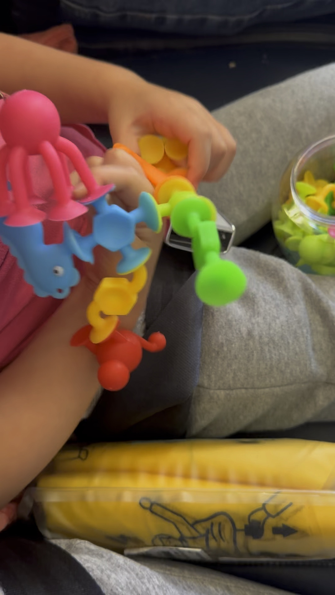 This was the best set of toys we got for our international trip! These suction toys distracted our kids for hours on end on the plane, in the car, on trains and in the bath  

#LTKBaby #LTKKids #LTKHome