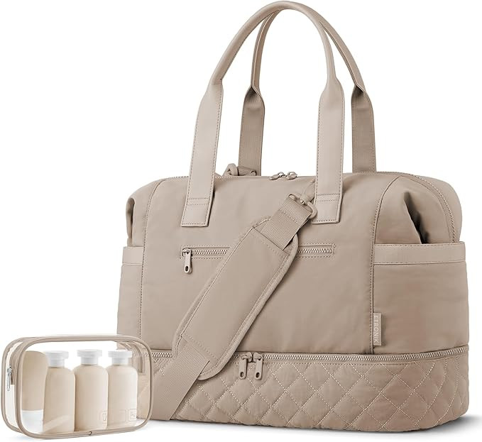 ETRONIK Weekender Bags for Women Travel, Personal Item Travel Bag with Shoe Compartment, Carry On... | Amazon (US)