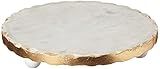 Amazon.com: Mud Pie Marble Trivet, 1 1/4" x 8 1/2" dia, Gold: Home & Kitchen | Amazon (US)