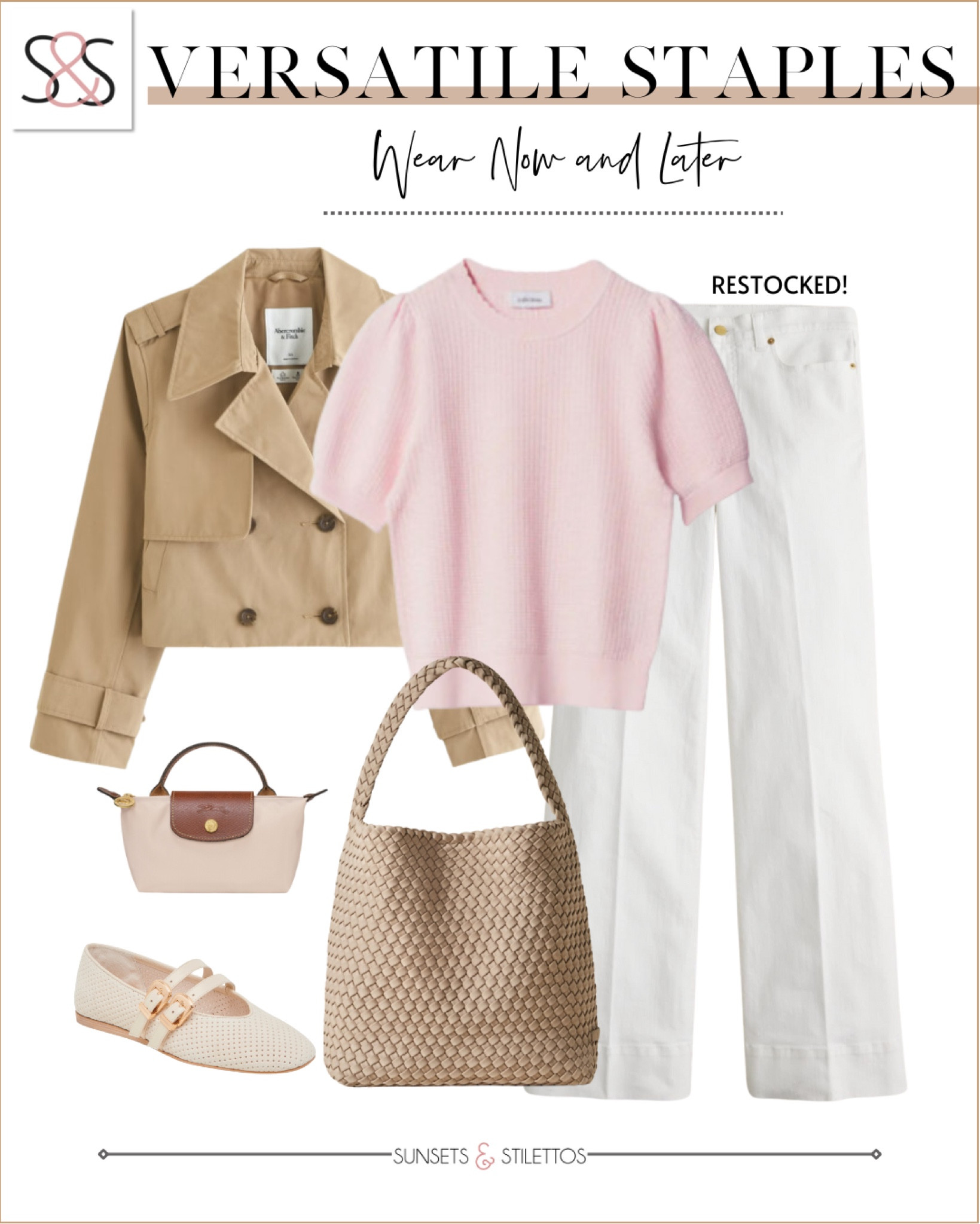 The perfect pop of pink for your Valentine’s Day dinner outfit! This sweater tee looks amazing with white wide leg jeans and flats!

Sunsets and Stilettos, date night, spring jacket

#LTKOver40 #LTKSeasonal #LTKStyleTip