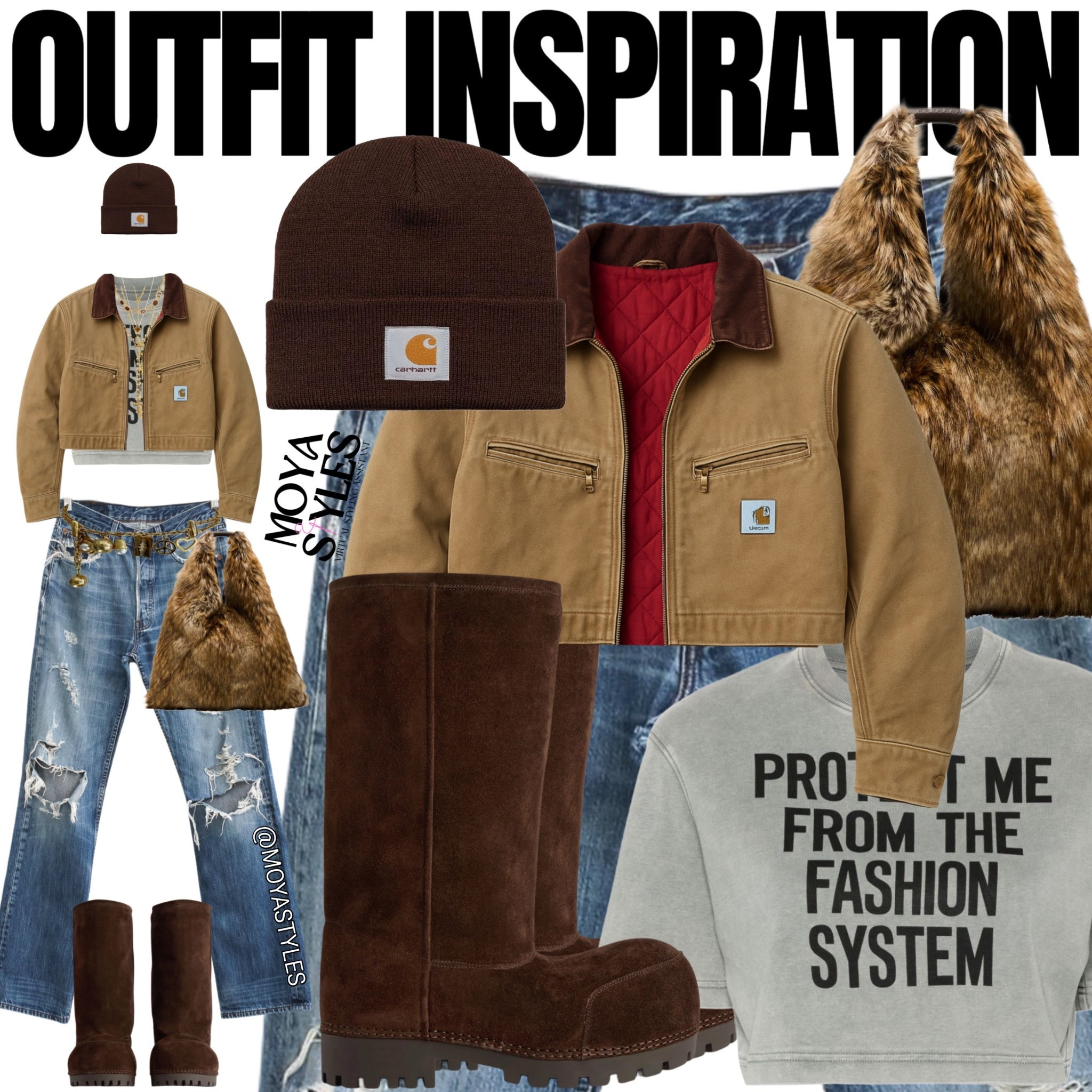 The jeans are from caseyjean.co.uk, the belt is Moschino, and the reworked Carhartt jacket is from blaksands.com

#LTKootd