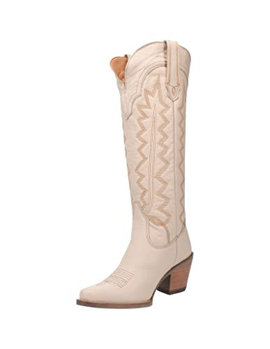 Dingo Womens High Cotton Fashion Boot, Beige, 7 US | Amazon (US)