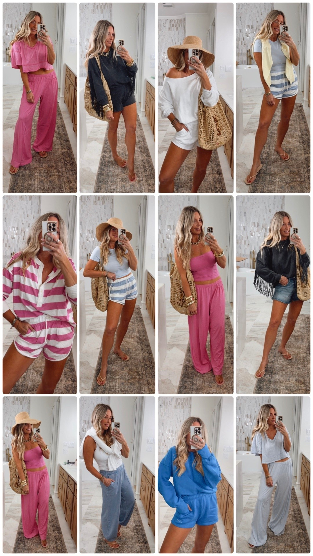 Shorts haul. Sized up one size to large. Summer shoes. Aerie.Travel outfit. San diego . Free people.. Jelly sandals size up in between sizes. Summer sandals. Miu miu slides. Crochet. Sized up to large in tennis dress. Pickleball outfit. Summer fashion. Summer outfit. Beach vacation outfit. Jeans size down one size to 28 (normally 30. Too sized up. Swimsuit coverup. Beach vacation outfits. Dress fits true to size. Looks like zimmermann. Outfit for my son’s award ceremony. 

. Walmart. Anthropologie. Travel outfits. Vacation outfits beach. Zimmermann. Aerie. Travel outfit. Beach outfit. Linen pants. Skirt fits true to size. Graduation dresses. Graduation outfit. Wedding guest dress. Summer wedding guest. Vacation outfits. Resort wear. Summer outfits. Workwear. Mother’s Day outfit. All fit true to size. Workout outfits. Summer outfits. Madewell looks for less. Walmart fashion. 
Travel outfits. Memorial Day weekend outfit. July 4th outfits. Lake outfit. Shorts. Alo looks for less. Athleisure. Walmart. Walmart fashion. Springoutfits 2036. Workout. Sports Lon outfit. Lululemon. Freee people. Sized up one size to large in the romper for this comfy fit. White button down. Shorts. . Travel outfits. Spring fashion. 2026. Aerie. Plus
 size fashion. Vacation outfit. Spring outfits 2026. Sports outfit. Spring outfits 2026. Spring fashion. Easter. Jumpsuit. Romper. Memorial Day weekend. GRWM. Sports mom outfit