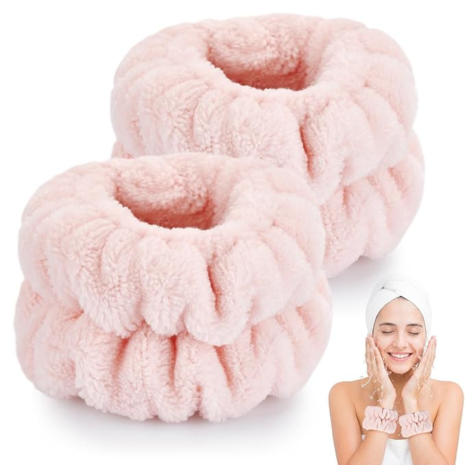 Wrist Bands for Washing Face, Spa Wristbands for Washing Face, Microfiber Wrist Towels for Washin... | Amazon (US)
