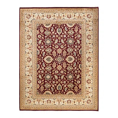 Shevaun One-Of-A-Kind Hand-Knotted Ivory/Red/Beige Area Rug 9'1" x 12' | Wayfair North America