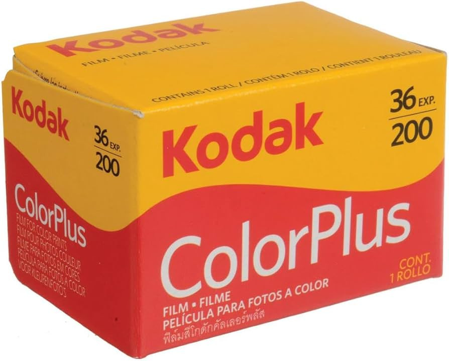 Kodak Película 6031470 Color Plus 200 135/36, preto/branco-negativo | Amazon (BR)
