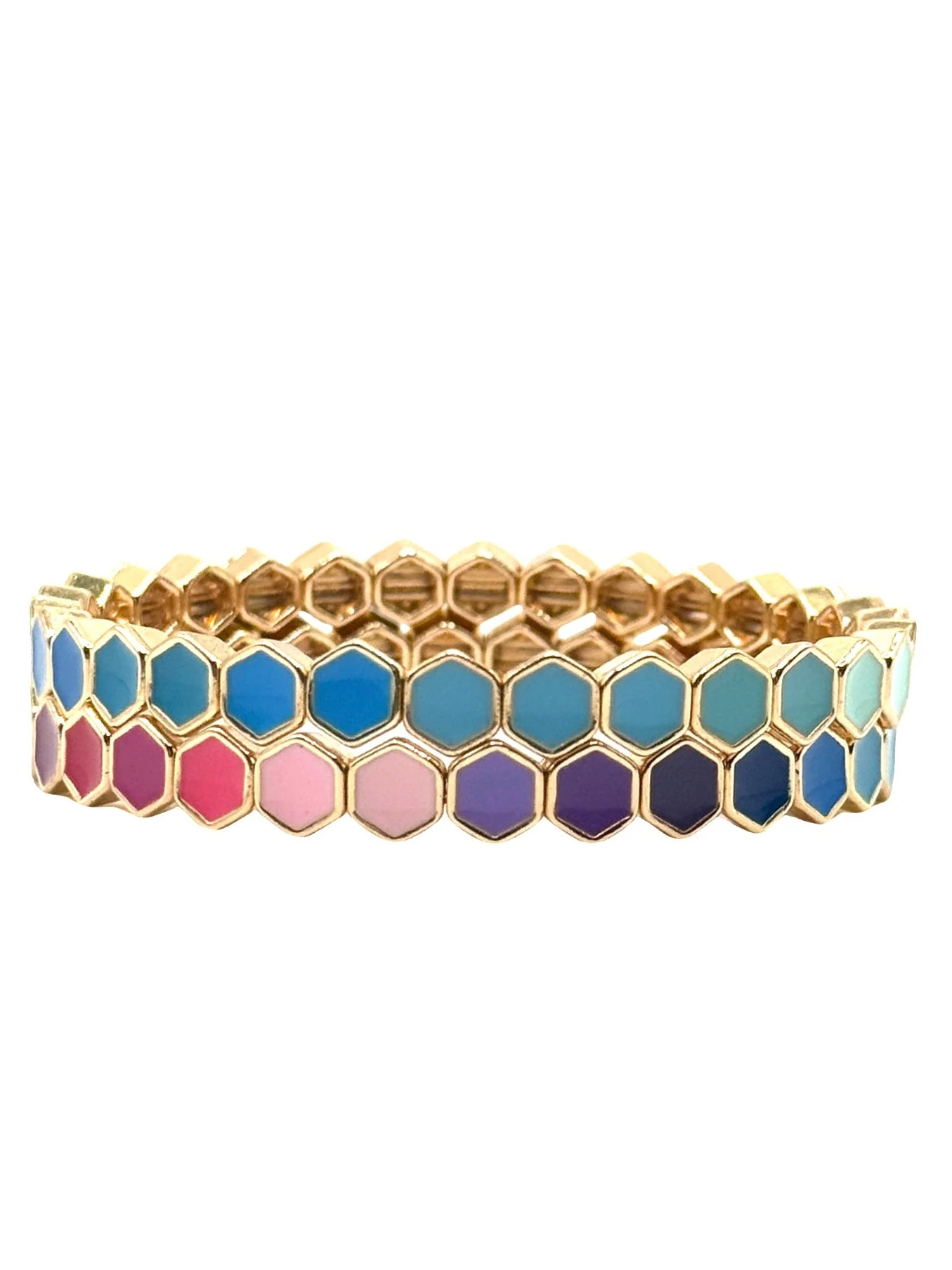 The Mini Honeycomb Gradient Bracelets | La Lumiere NY