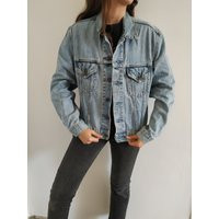 Vintage Levi's Denim Jacket; Light Wash Levis Coat; Medium Levi's 90S Unisex Trucker | Etsy (US)