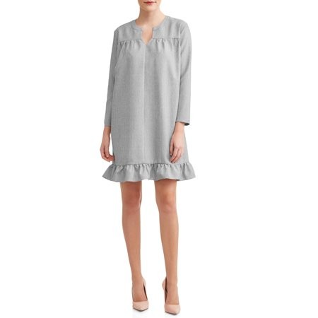 Women's Ruffle Hem Dress | Walmart (US)